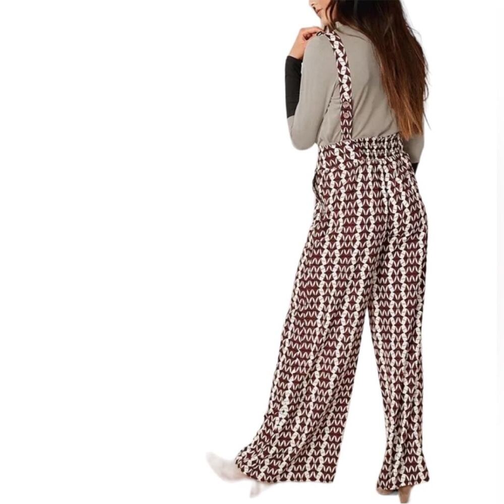 Gimmicks By Buckle Women’s Wide Leg Woven Overalls Size Small Hipster Boho - Picture 4 of 13